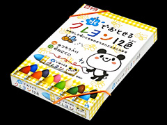 学童文具　水でおとせるクレヨン12色のサムネイル画像