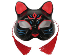 半面　猫面（十九赤青）のサムネイル画像