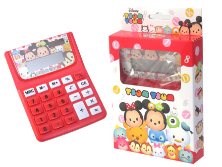 ディズニー かわいい電卓 ツム柄 柄選べません 堀商店 景品 販促品 お祭り用品の激安販売