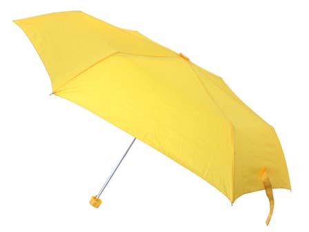 【特価】折りたたみ傘　50cm　学童　黄（無...のサムネイル画像