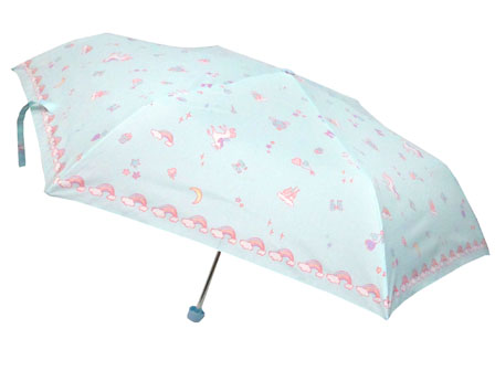 折りたたみ傘　55㎝　ゆめかわ　サックスのサムネイル画像