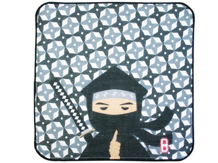 日本のタオルハンカチ　忍者のサムネイル画像