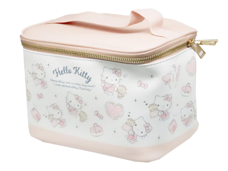 希少レア ハローキティ コスメケース バニティ ミラー付き 平成レトロ