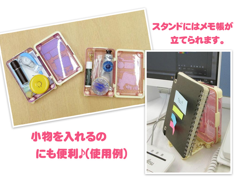 サンリオキャラクターズ スタンド付きミニキャリーケース マイメロディ