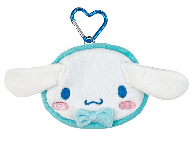 キャラ雑貨 カラビナ付きミニフェイスポーチ シナモロール|【堀商店
