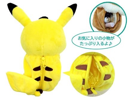 キャラ雑貨 ポケットモンスター カラビナ付きぬいぐるみポーチ
