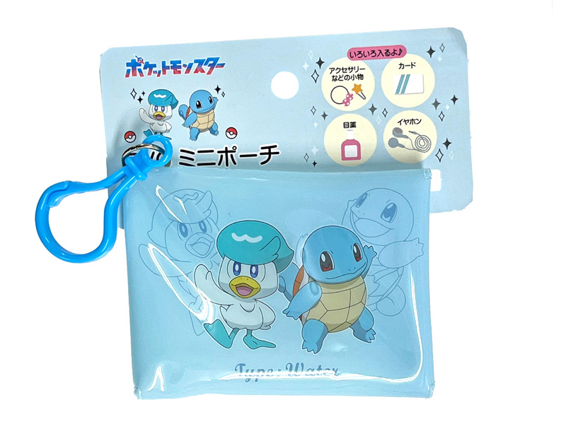 PVCミニポーチ ポケットモンスター：みずタイプ|【堀商店】景品・販促