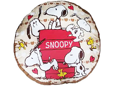 キャラ雑貨 60cmラウンドクッション スヌーピーa 堀商店 景品 販促品 お祭り用品の激安販売