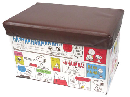 便利グッズ 座れる収納ボックス 大 26792：スヌーピー|【堀商店】景品