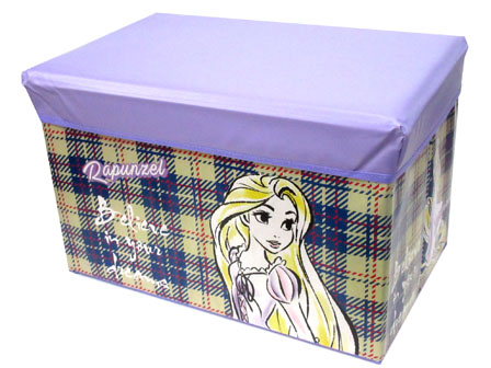 便利グッズ 座れる収納ボックス 大 27054：ラプンツェル|【堀商店