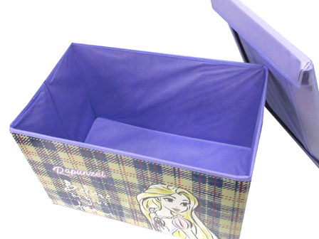便利グッズ 座れる収納ボックス 大 27054：ラプンツェル|【堀商店