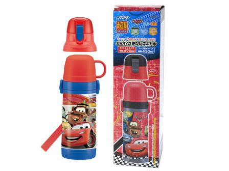 ランチグッズ 超軽量2WAYステンレスボトル カーズ|【堀商店】景品