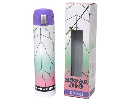ランチグッズ 鬼狩り ステンレスボトル600ml C【蝶の羽根柄】【12月  