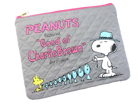 大特価 フラットポーチ スヌーピー おさかなつり 堀商店 景品 販促品 お祭り用品の激安販売