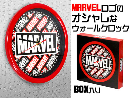 その他雑貨 MARVEL 壁掛け時計【全4柄：選べません】|【堀商店】景品