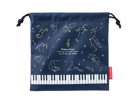ファン雑貨　Piano line　巾着袋（星...の画像