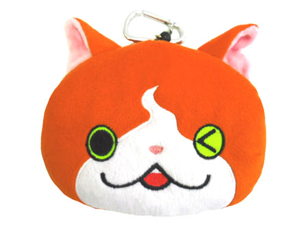 妖怪ウォッチ パスケース　2種　2点　ジバニャン　コマさん　ぬいぐるみ キャラ雑貨 【大特価】妖怪ウォッチ パスケースだニャン|【堀商店