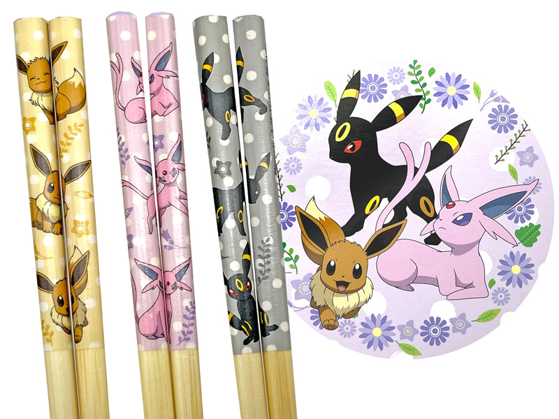 ランチグッズ ポケットモンスター 竹箸21cm 3Pセット イーブイ