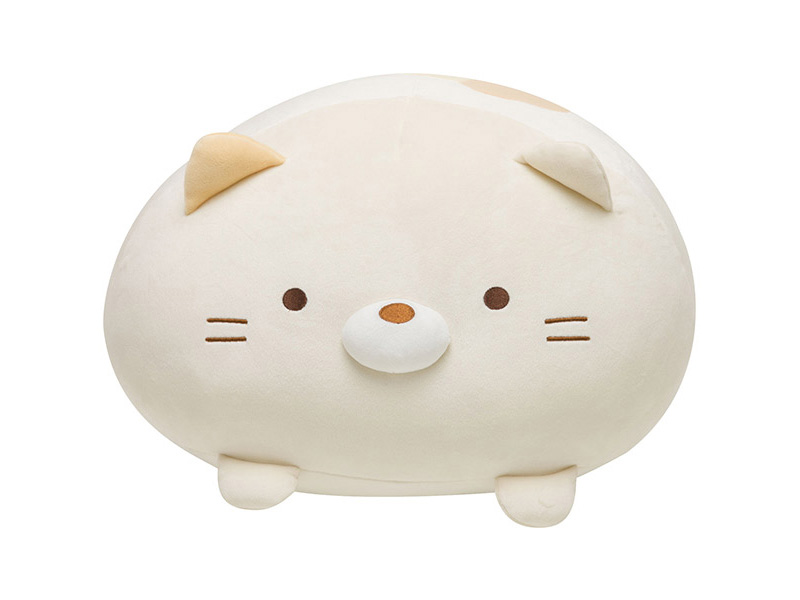 スーパーもーちもち大福クッション S すみっコぐらし ねこ|【堀商店