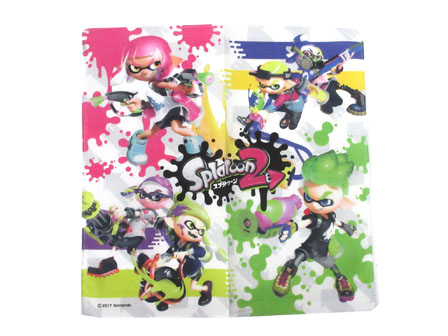 ハンカチ スプラトゥーン2 インクカラーvs柄 Spt 762 堀商店 景品 販促品 お祭り用品の激安販売