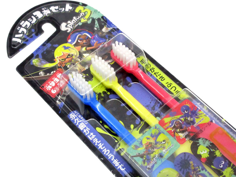 人気ゲーム3本セット スプラトゥーン3 他 BANDAI スプラトゥーン3 ハブラシ3本セット ゆうパケット可