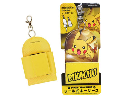 キャラ雑貨 ポケットモンスター ピカチュウ リール式キーケース 堀商店 景品 販促品 お祭り用品の激安販売