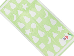 コンパクトバスタオル　はらぺこあおむし　シェ...のサムネイル画像