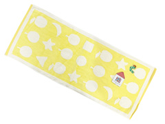 フェイスタオル　はらぺこあおむし　シェイプ　...のサムネイル画像