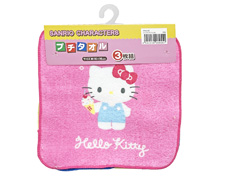 プチタオル3枚組セット　サンリオ　シンプルタ...のサムネイル画像