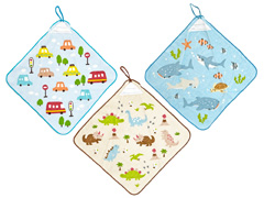 ループ付きタオル3P　クラウデッドのサムネイル画像