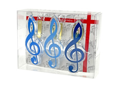 ファン雑貨　ト音記号クリップカラーブレンド ...のサムネイル画像