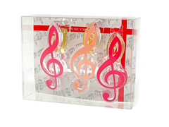 ファン雑貨　ト音記号クリップカラーブレンド ...のサムネイル画像