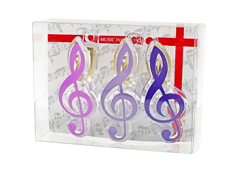 ファン雑貨　ト音記号クリップカラーブレンド ...のサムネイル画像