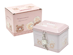 ファン雑貨　鍵付き缶バンク/くまたろずのサムネイル画像
