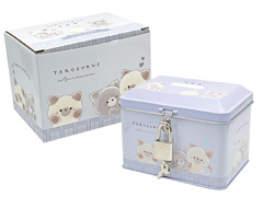 ファン雑貨　鍵付き缶バンク/にゃんたろずのサムネイル画像