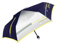 50cm 折りたたみ傘 UVシルバーギア：ネ...のサムネイル画像