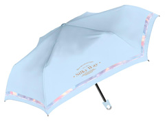 50cm 折りたたみ傘 UVシルキーウェイ：...のサムネイル画像