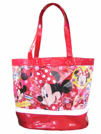 ビニールバッグ巾着付き ミニー|【堀商店】景品・販促品・お祭り用品の