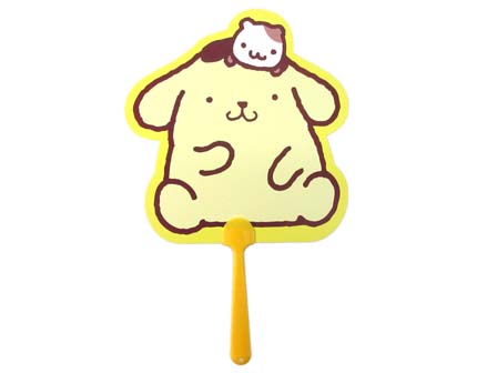 ポムポムプリン　うちわ ダイカットうちわ ポムポムプリン|【堀商店】景品・販促品・お祭り用品