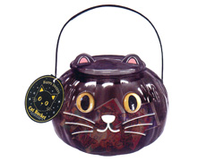ハロウィン　黒にゃんバケツ【軽減税率対象商品】のサムネイル画像