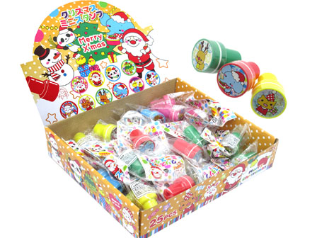 クリスマス 丸型ミニスタンプ|【堀商店】景品・販促品・お祭り用品の
