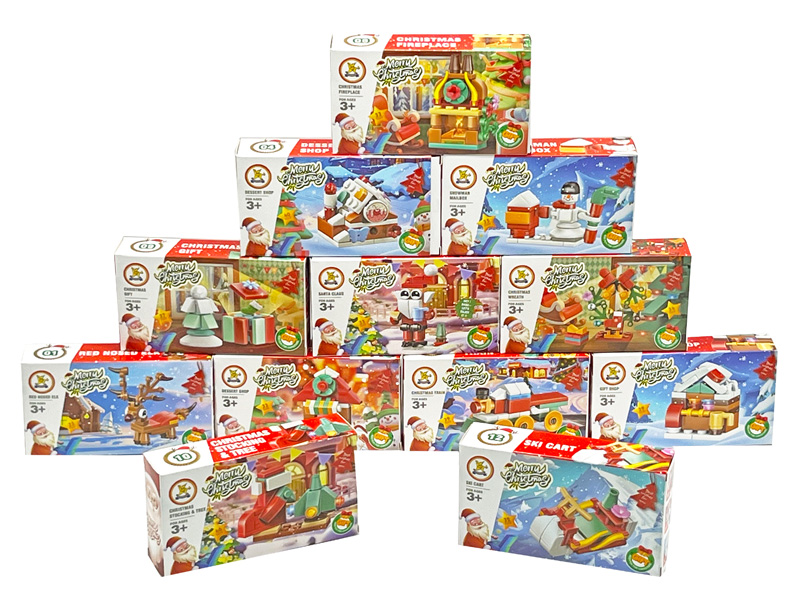 クリスマス ホビーブロック（サンタ）|【堀商店】景品・販促品