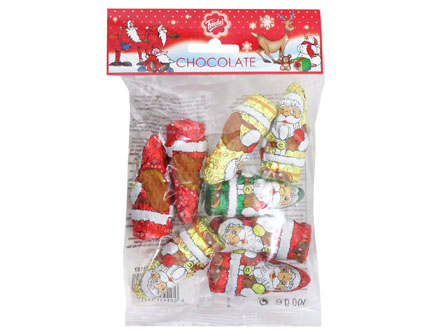 クリスマス サンタシェイプチョコ|【堀商店】景品・販促品・お祭り用品