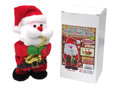 クリスマスタペストリー　可愛いサンタさんのマスコット付き⭐︎ とハンドバッグ 1921265-1.jpg