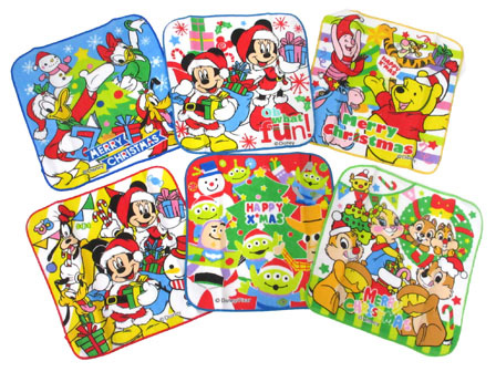 クリスマス ディズニー クリスマス ミニタオル|【堀商店】景品・販促品