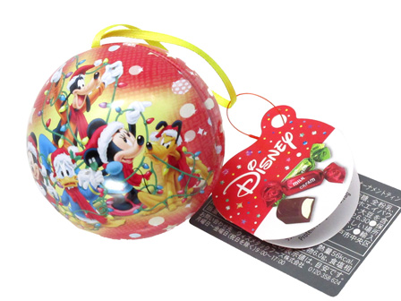ディズニーキャラクター チョコレートオーナメントティン(柄選べません