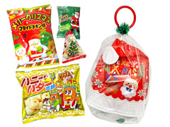 No.012　クリスマスお菓子　サンタさん帽...の画像