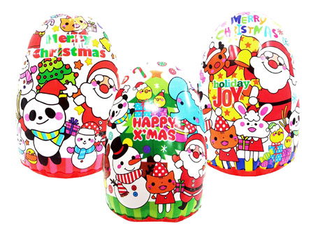 クリスマス ビニール起き上がりこぼし|【堀商店】景品・販促品・お祭り