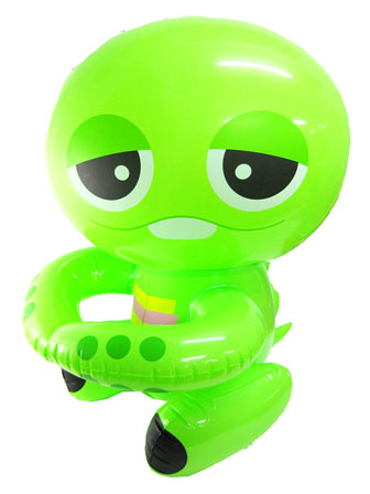 ビニール ガチャピン抱き 大|【堀商店】景品・販促品・お祭り用品の