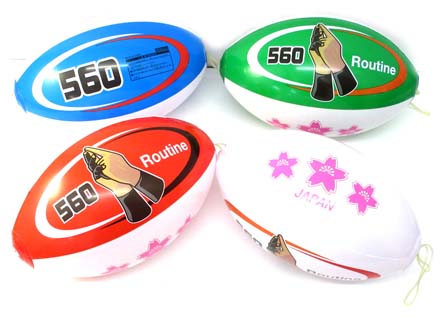 ビニール 560ラグビーボール|【堀商店】景品・販促品・お祭り用品の